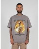 Овърсайз тениска HELLRDIE x Acid Washed Heavy Oversize Tee asphalt M