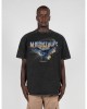 Овърсайз тениска EAGLE V.2 Acid Washed Heavy Oversize Tee black XXL