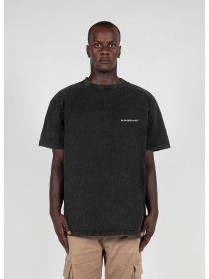 Овърсайз тениска MJ GONZALES TM Acid Washed Heavy Oversize Tee black XXL