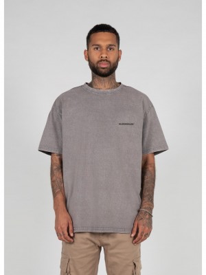 Овърсайз тениска MJ GONZALES TM x Acid Washed Heavy Oversize Tee asphalt XXL