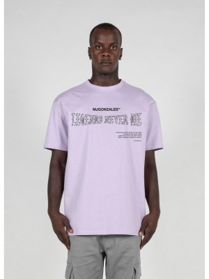 Овърсайз тениска LEGENDS NEVER DIE Heavy Oversized Tee 2.0 lilac XXL