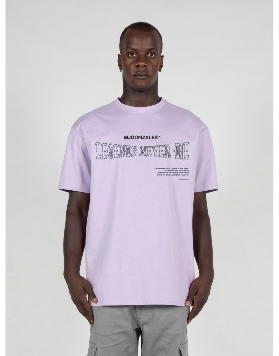 Овърсайз тениска LEGENDS NEVER DIE Heavy Oversized Tee 2.0 lilac XXL