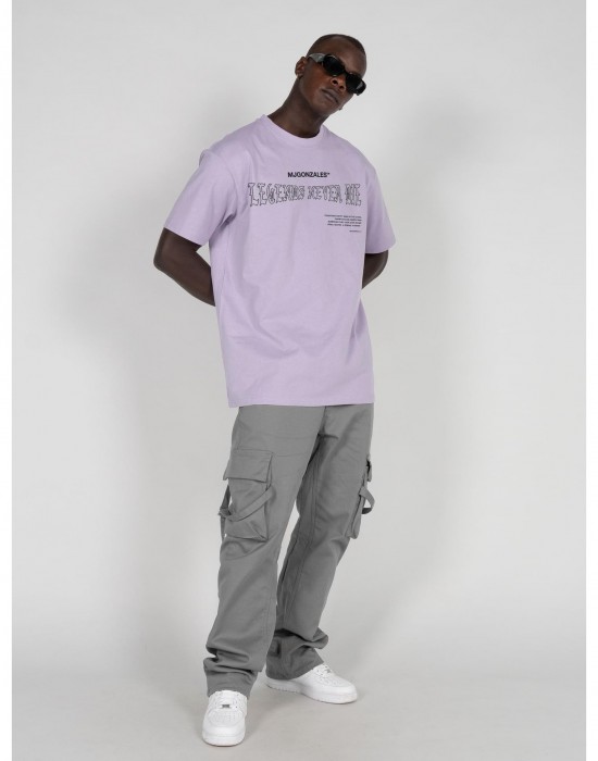 Овърсайз тениска LEGENDS NEVER DIE Heavy Oversized Tee 2.0 lilac XXL