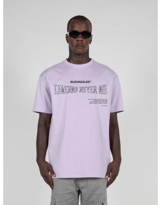 Овърсайз тениска LEGENDS NEVER DIE Heavy Oversized Tee 2.0 lilac XXL
