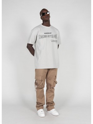 Овърсайз тениска LEGENDS NEVER DIE Heavy Oversized Tee 2.0 lightasphalt XXL