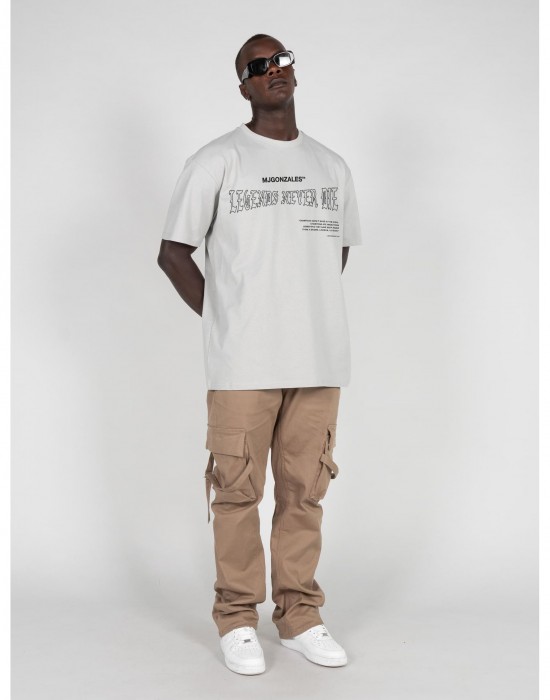 Овърсайз тениска LEGENDS NEVER DIE Heavy Oversized Tee 2.0 lightasphalt XXL