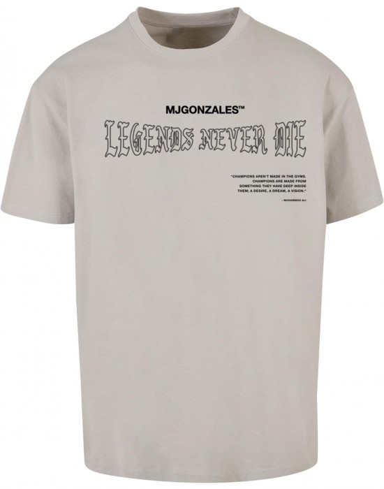 Овърсайз тениска LEGENDS NEVER DIE Heavy Oversized Tee 2.0 lightasphalt XXL