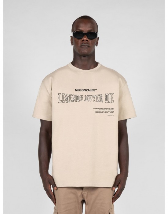 Овърсайз тениска LEGENDS NEVER DIE Heavy Oversized Tee 2.0 wet sand XXL