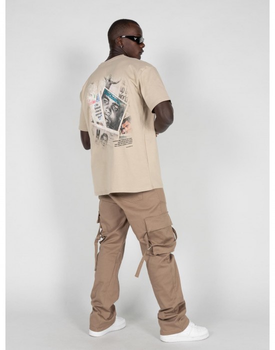Овърсайз тениска LEGENDS NEVER DIE Heavy Oversized Tee 2.0 wet sand XXL