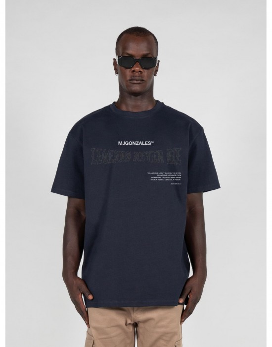 Овърсайз тениска LEGENDS NEVER DIE X Heavy Oversized Tee 2.0 navy XXL