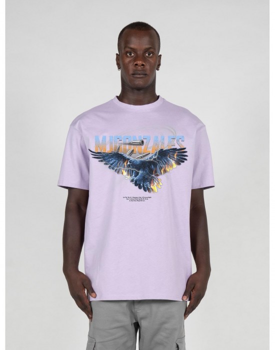 Овърсайз тениска EAGLE V.2 Heavy Oversized Tee 2.0 lilac XXL