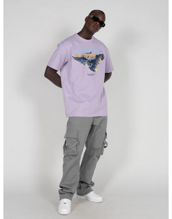 Овърсайз тениска EAGLE V.2 Heavy Oversized Tee 2.0 lilac XXL