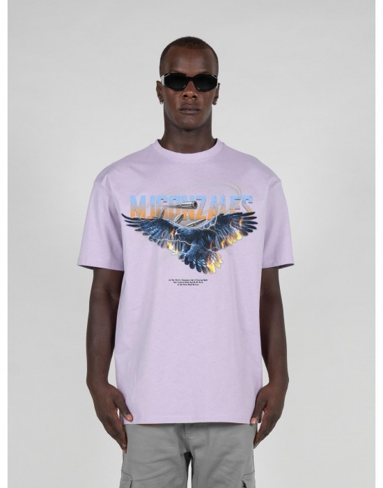 Овърсайз тениска EAGLE V.2 Heavy Oversized Tee 2.0 lilac XXL