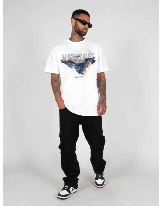 Овърсайз тениска EAGLE V.2 Heavy Oversized Tee 2.0 white XXL