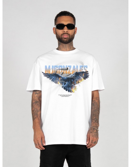 Овърсайз тениска EAGLE V.2 Heavy Oversized Tee 2.0 white XXL