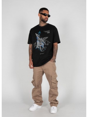 Овърсайз тениска SAINT V.1 Heavy Oversized Tee 2.0 black XXL