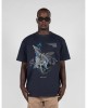 Овърсайз тениска SAINT V.1 Heavy Oversized Tee 2.0 navy XXL