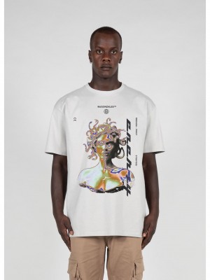 Овърсайз тениска MEDUSA X Heavy Oversized Tee 2.0 lightasphalt XXL