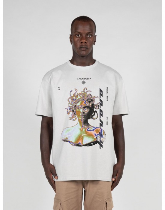 Овърсайз тениска MEDUSA X Heavy Oversized Tee 2.0 lightasphalt XXL