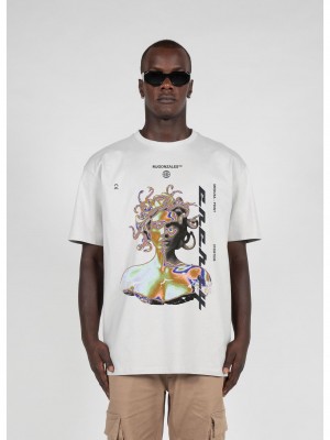 Овърсайз тениска MEDUSA X Heavy Oversized Tee 2.0 lightasphalt XXL