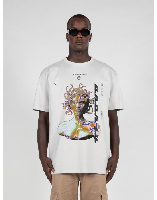 Овърсайз тениска MEDUSA X Heavy Oversized Tee 2.0 lightasphalt XXL