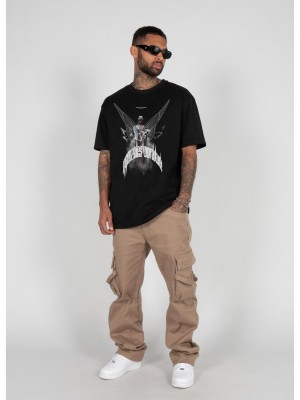Овърсайз тениска HIGHER THAN HEAVEN V.1  with Heavy Oversize Tee black XXL