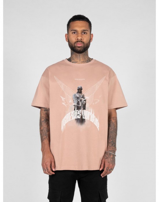 Овърсайз тениска HIGHER THAN HEAVEN V.1  with Heavy Oversize Tee amber XXL