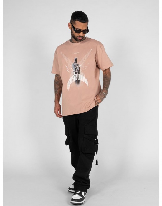 Овърсайз тениска HIGHER THAN HEAVEN V.1  with Heavy Oversize Tee amber XXL