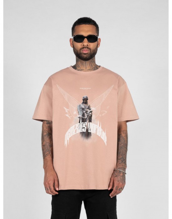 Овърсайз тениска HIGHER THAN HEAVEN V.1  with Heavy Oversize Tee amber XXL