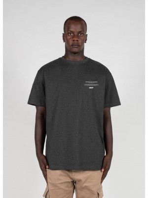 Овърсайз тениска HIGHER THAN HEAVEN (6) Heavy Oversize Tee charcoal XXL