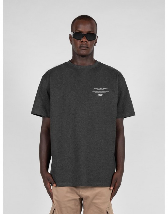 Овърсайз тениска HIGHER THAN HEAVEN (6) Heavy Oversize Tee charcoal XXL