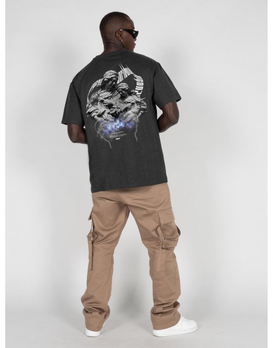 Овърсайз тениска HIGHER THAN HEAVEN (6) Heavy Oversize Tee charcoal XXL