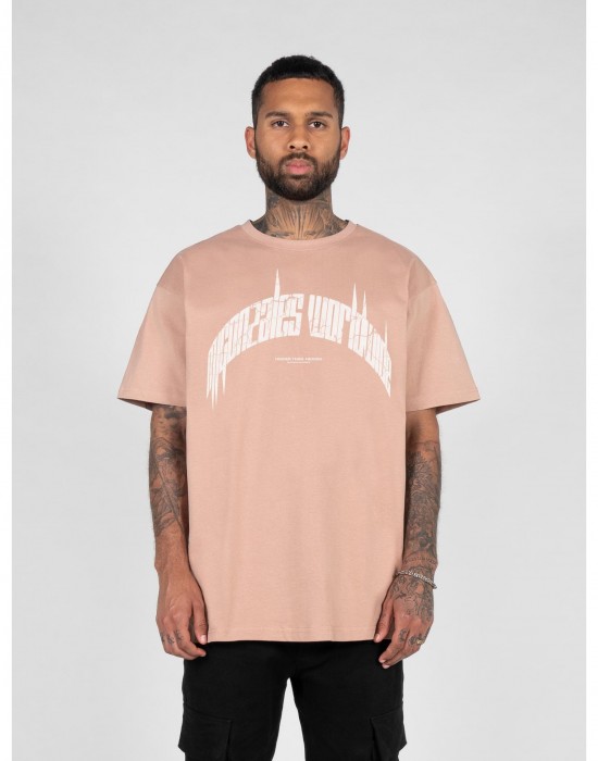 Овърсайз тениска HIGHER THAN HEAVEN V.3 Heavy Oversize Tee amber XXL