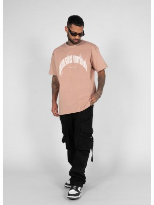 Овърсайз тениска HIGHER THAN HEAVEN V.3 Heavy Oversize Tee amber XXL