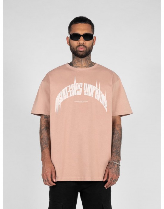 Овърсайз тениска HIGHER THAN HEAVEN V.3 Heavy Oversize Tee amber XXL
