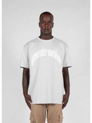 Овърсайз тениска HIGHER THAN HEAVEN V.3 Heavy Oversize Tee lightasphalt XXL