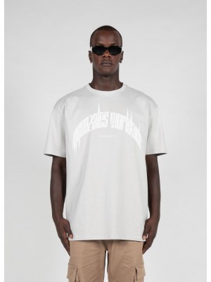Овърсайз тениска HIGHER THAN HEAVEN V.3 Heavy Oversize Tee lightasphalt XXL