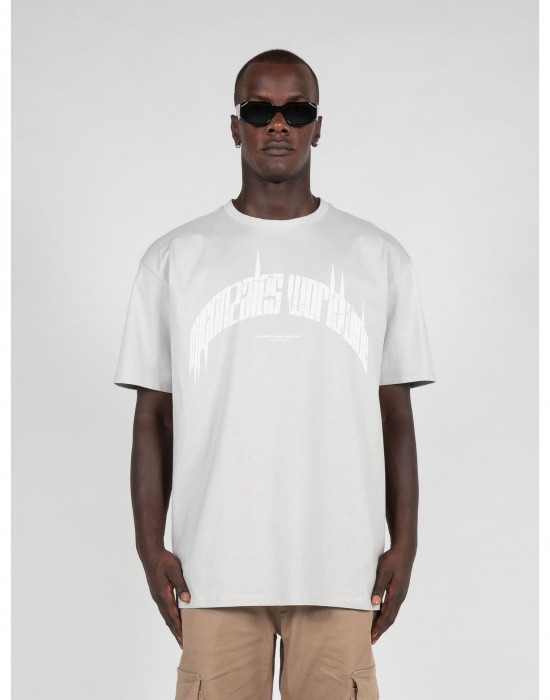 Овърсайз тениска HIGHER THAN HEAVEN V.3 Heavy Oversize Tee lightasphalt XXL