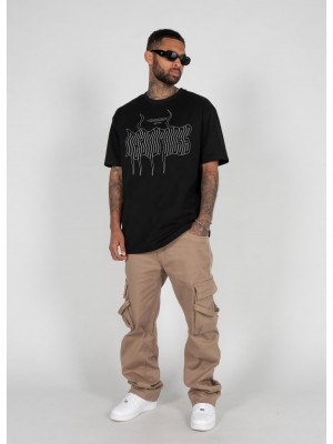 Овърсайз тениска METAMORPHOSE V.1 Heavy Oversized Tee black XXL