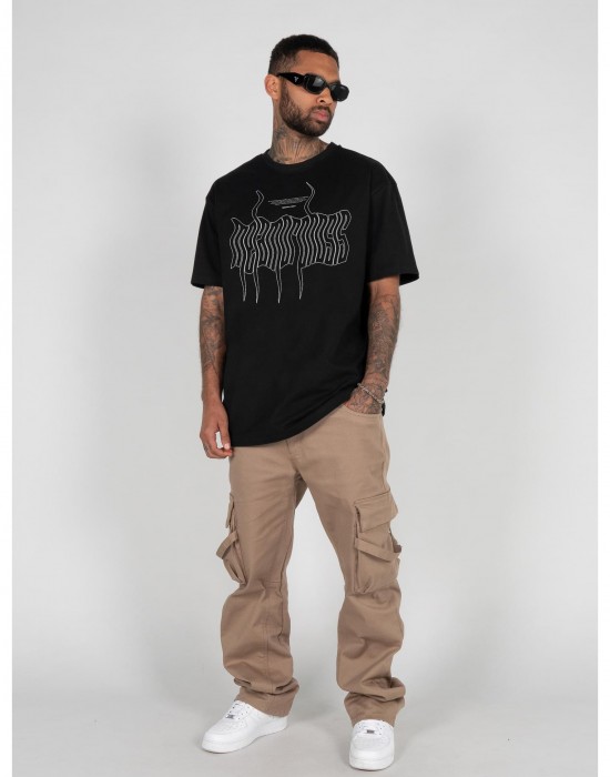 Овърсайз тениска METAMORPHOSE V.1 Heavy Oversized Tee black XXL