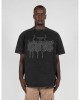 Овърсайз тениска METAMORPHOSE V.1 Acid Washed Heavy Oversized Tee black XXL