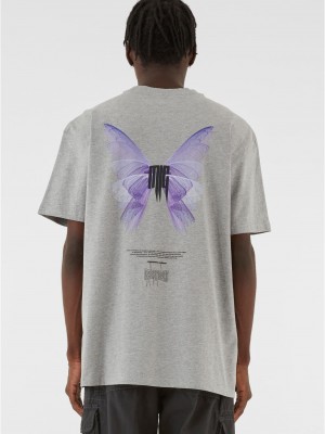 Овърсайз тениска METAMORPHOSE V.2 x Heavy Oversized Tee grey XXL