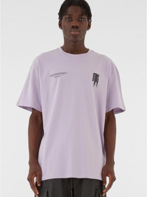 Овърсайз тениска METAMORPHOSE V.2 x Heavy Oversized Tee lilac XXL