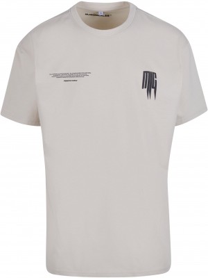 Овърсайз тениска METAMORPHOSE V.2 x Heavy Oversized Tee sand XXL