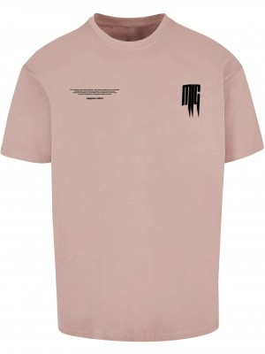 Овърсайз тениска METAMORPHOSE V.2 x Heavy Oversized Tee duskrose XXL