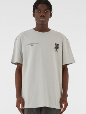 Овърсайз тениска METAMORPHOSE V.2 x Heavy Oversized Tee lightasphalt XXL