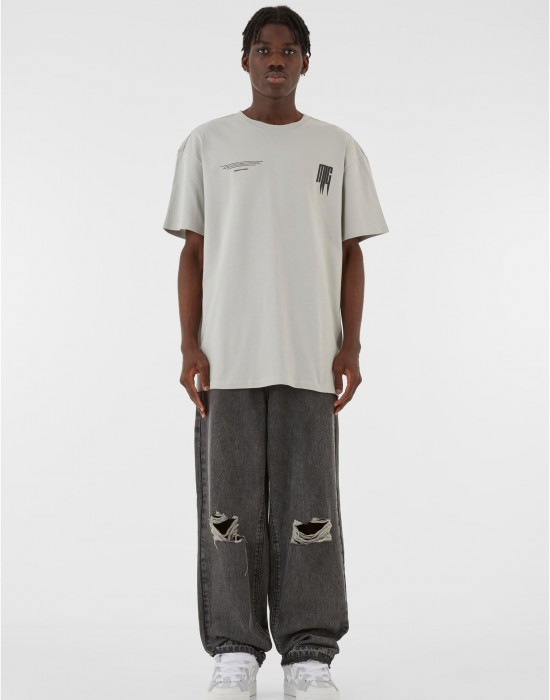 Овърсайз тениска METAMORPHOSE V.2 x Heavy Oversized Tee lightasphalt XXL