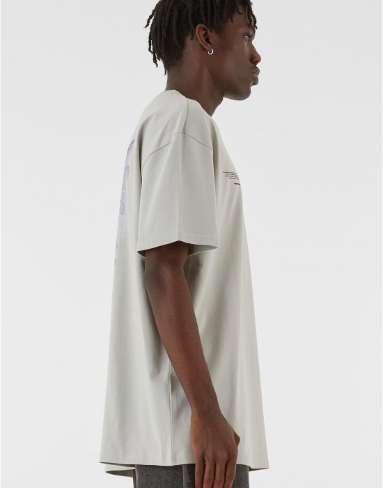 Овърсайз тениска METAMORPHOSE V.2 x Heavy Oversized Tee lightasphalt XXL