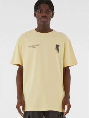 Овърсайз тениска METAMORPHOSE V.2 x Heavy Oversized Tee softyellow XXL