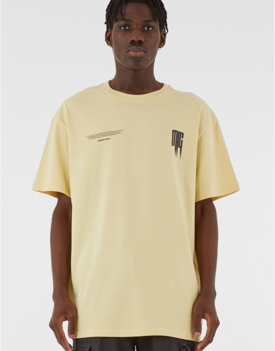 Овърсайз тениска METAMORPHOSE V.2 x Heavy Oversized Tee softyellow XXL